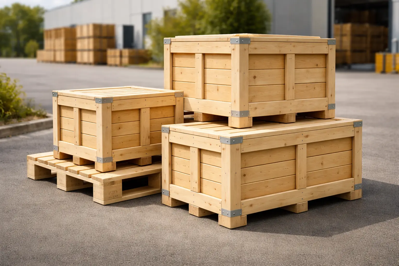 Wooden box manufacturer Chennai producing custom industrial packaging