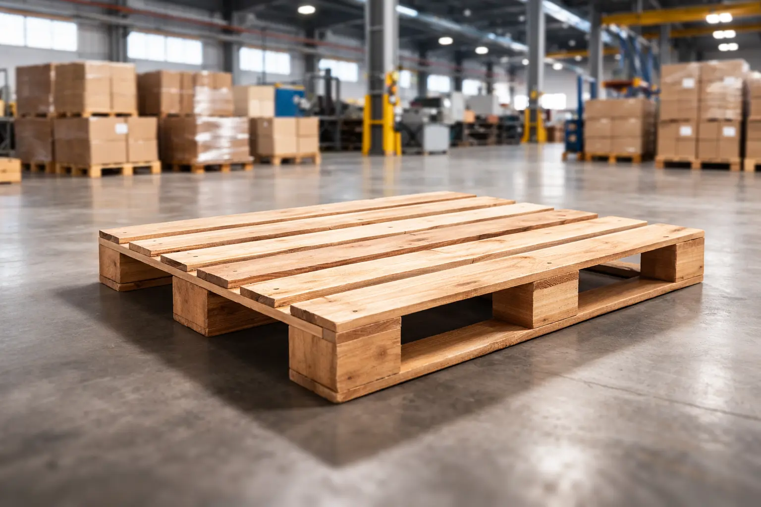 Wooden pallets for warehouse and export handling in Chennai